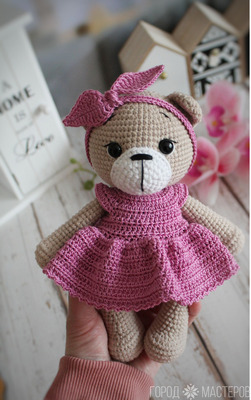 Вязаная игрушка Медвежонок - 2