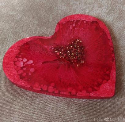 Подстаканник (костер) из эпоксидной смолы - 4