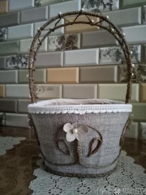 Декоративная корзина. - 3