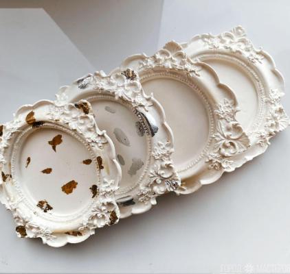 Блюдце в винтажном стиле - 3