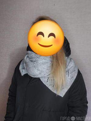 Вязаный палантин - 4