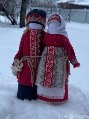 Народная кукла, талисман семьи Неразлучники - 2