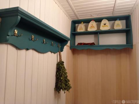 Полка из натурального дерева. - 5