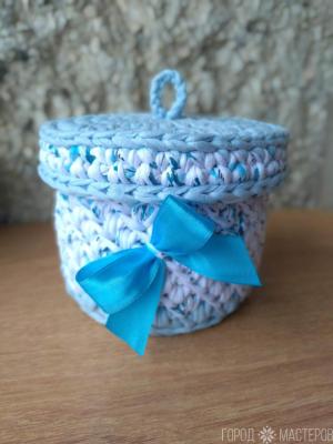 Комплект интерьерных корзин ручной работы - 4