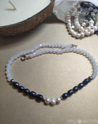 Украшение с добавлением натурального жемчуга - 2