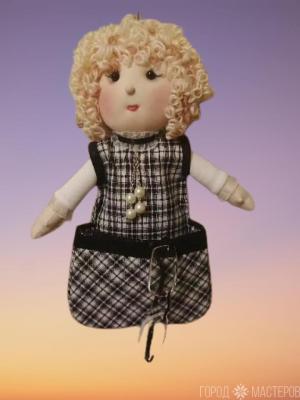 Интерьерная кукла-органайзер  для мелочей - 4