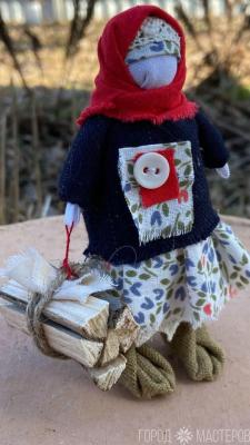 Народная кукла мотанка Хозяюшка - 2