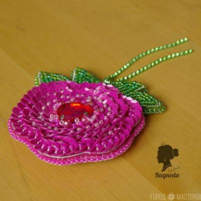 Брошь Пион - 3