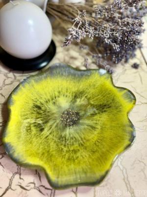 Тарелка из эпоксидной смолы - 3