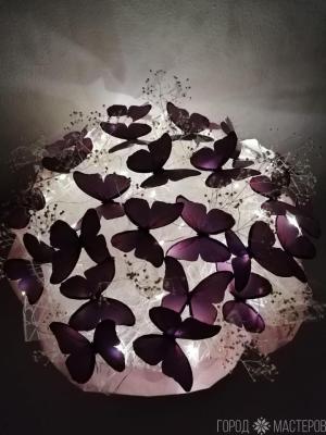 Букет из бабочек и сухоцветов - 2