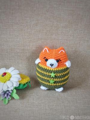 Игрушки пухлики, енот, лиса, хрюшка, лягушка, панда - 5