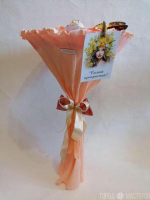 Букет из игрушек и бабочек "Для самой прекрасной" - 2