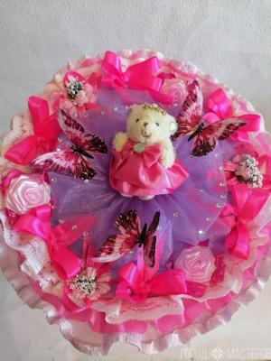 Букет из игрушек и бабочек "Для самой прекрасной" - 4