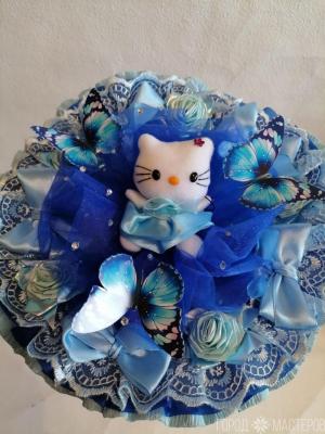 Букет из игрушек и бабочек "Для самой прекрасной" - 5