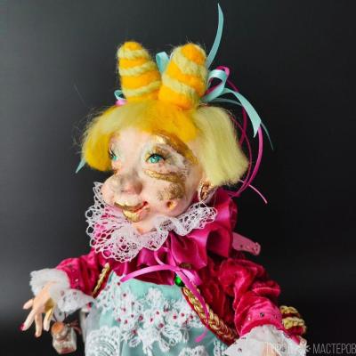 Авторская коллекционная кукла Сеньора Трумитроллия - 3